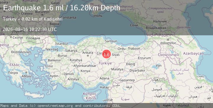 Map of CENTRAL TURKEY