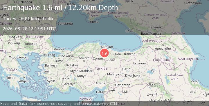 Map of CENTRAL TURKEY