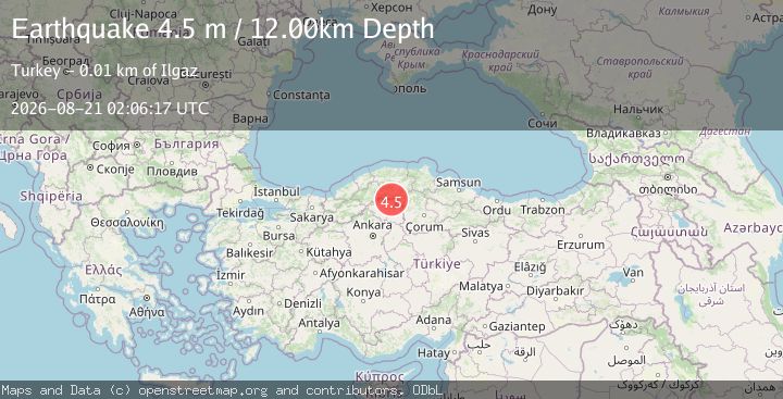 Map of CENTRAL TURKEY