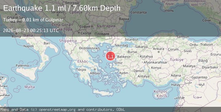 Map of NEAR THE COAST OF WESTERN TURKEY