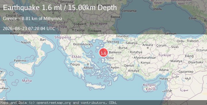 Map of NEAR THE COAST OF WESTERN TURKEY