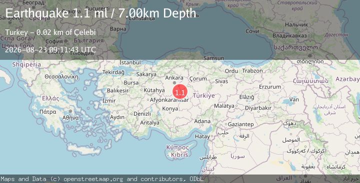 Map of CENTRAL TURKEY