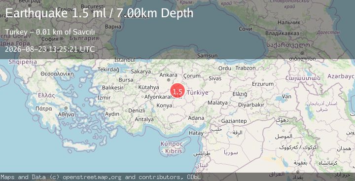 Map of CENTRAL TURKEY