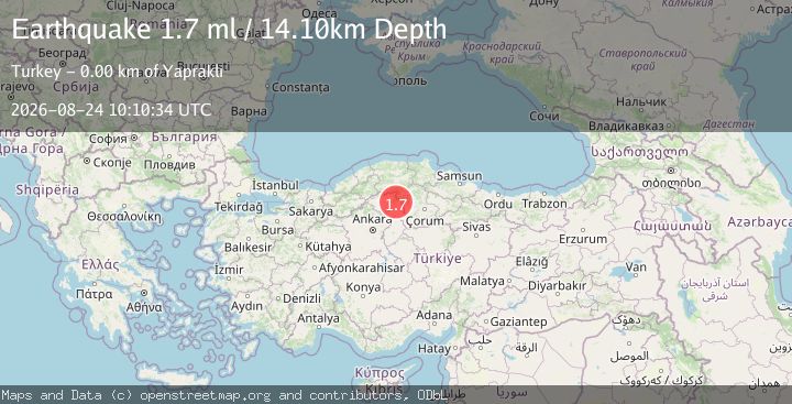 Map of CENTRAL TURKEY