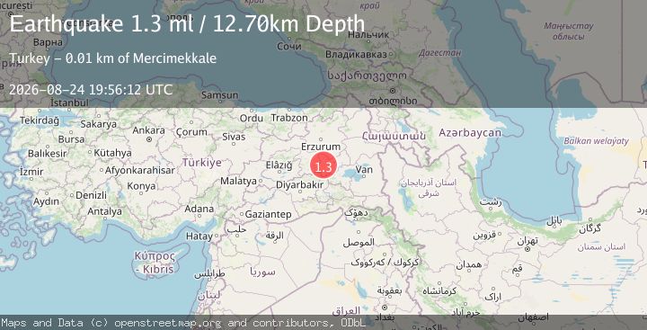 Map of EASTERN TURKEY