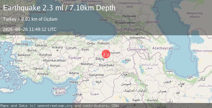 Map of EASTERN TURKEY