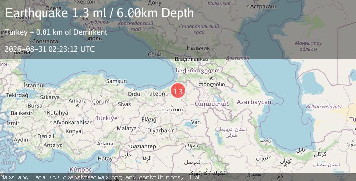 Map of EASTERN TURKEY