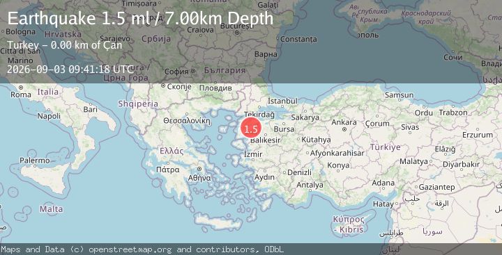 Map of WESTERN TURKEY