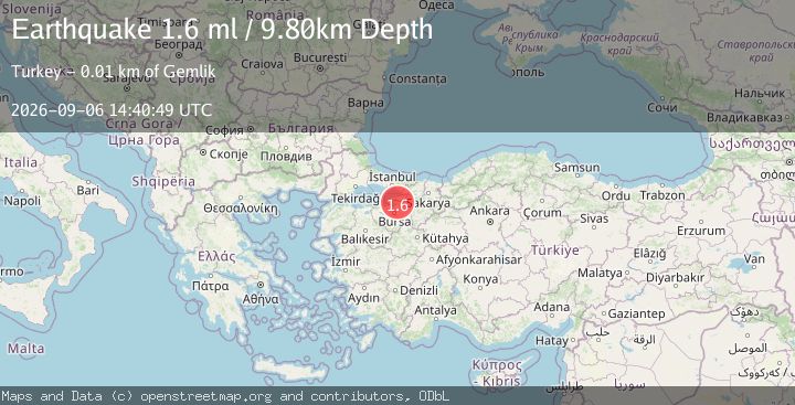 Map of WESTERN TURKEY