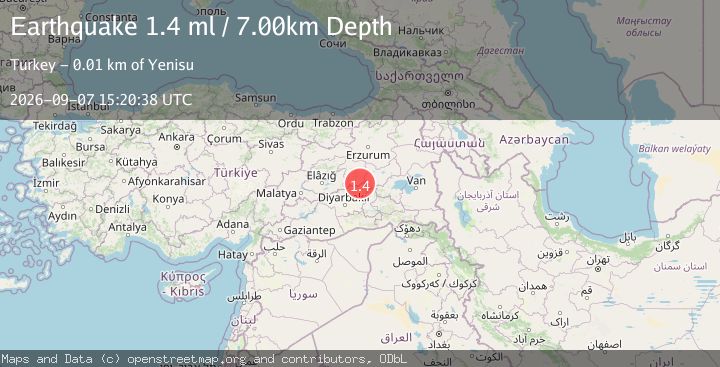 Map of EASTERN TURKEY