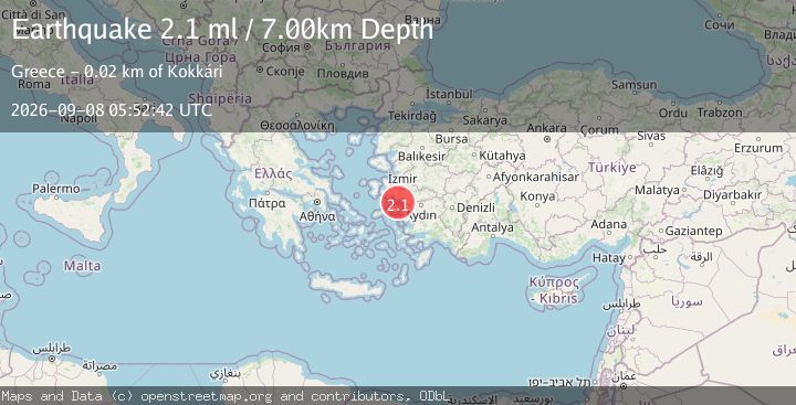 Map of DODECANESE ISLANDS, GREECE
