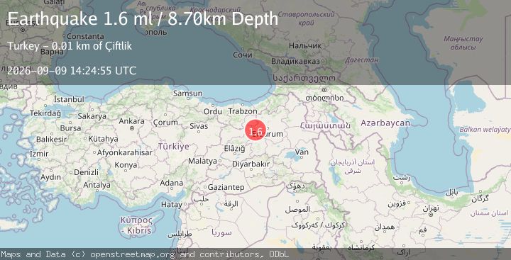 Map of EASTERN TURKEY