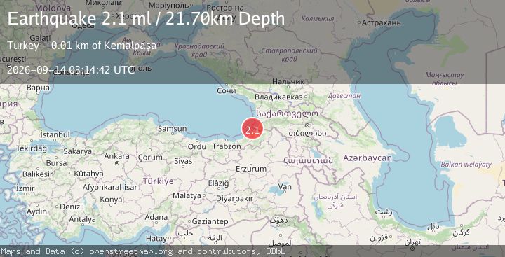 Map of EASTERN TURKEY