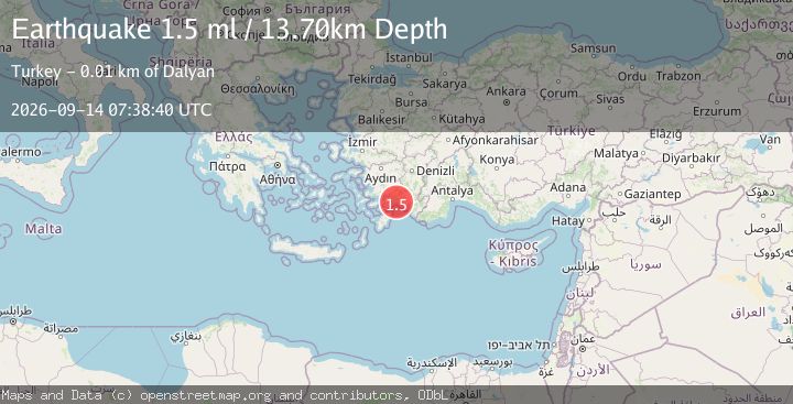 Map of DODECANESE IS.-TURKEY BORDER REG
