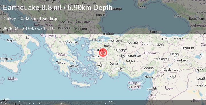 Map of WESTERN TURKEY