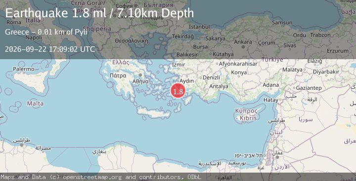 Map of DODECANESE IS.-TURKEY BORDER REG