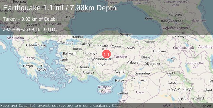 Map of CENTRAL TURKEY