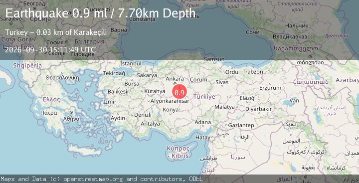 Map of CENTRAL TURKEY