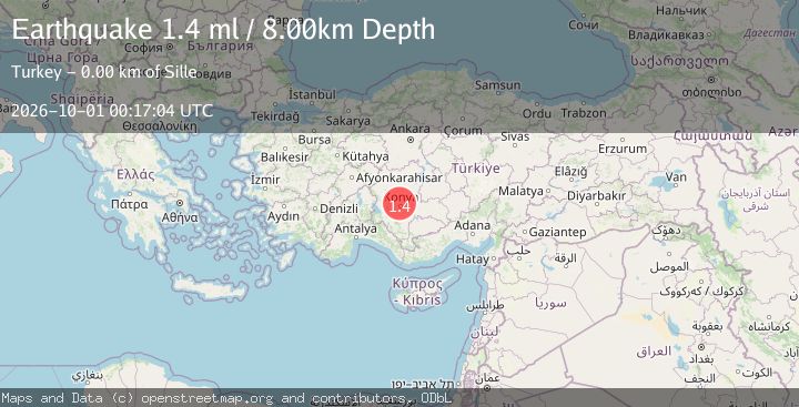 Map of CENTRAL TURKEY