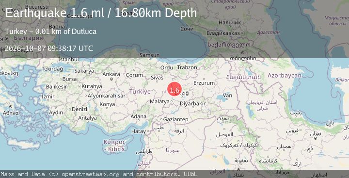 Map of EASTERN TURKEY