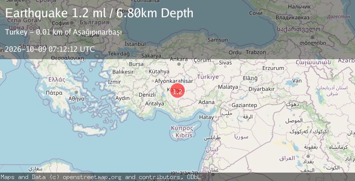 Map of CENTRAL TURKEY