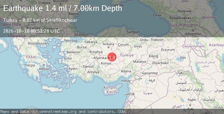 Map of CENTRAL TURKEY