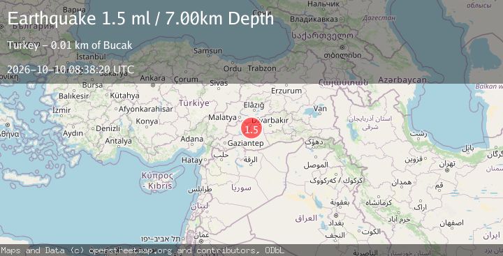Map of EASTERN TURKEY