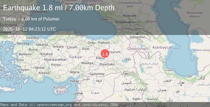 Map of EASTERN TURKEY