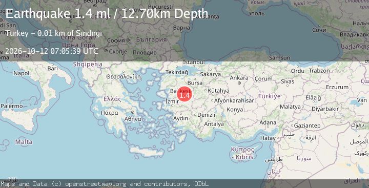 Map of WESTERN TURKEY