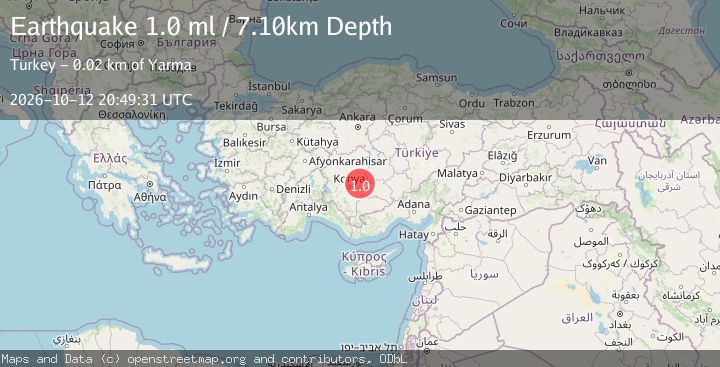 Map of CENTRAL TURKEY