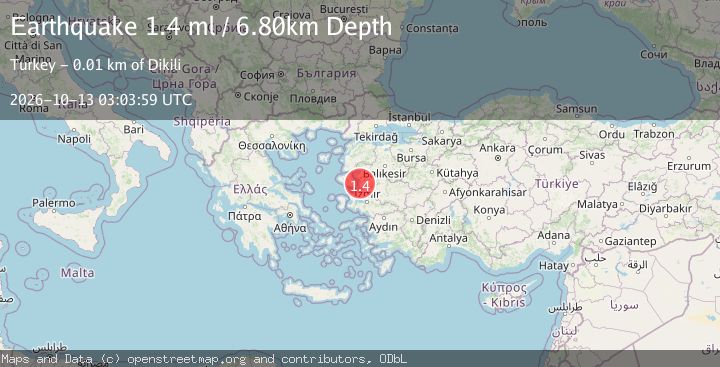 Map of NEAR THE COAST OF WESTERN TURKEY