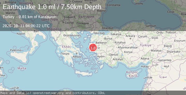 Map of NEAR THE COAST OF WESTERN TURKEY