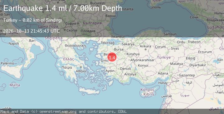 Map of WESTERN TURKEY