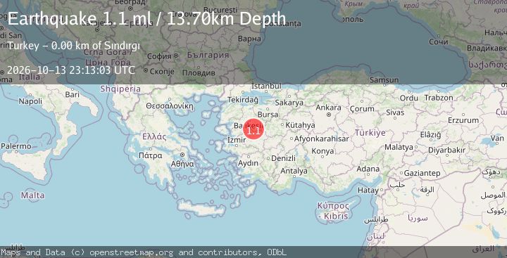 Map of WESTERN TURKEY