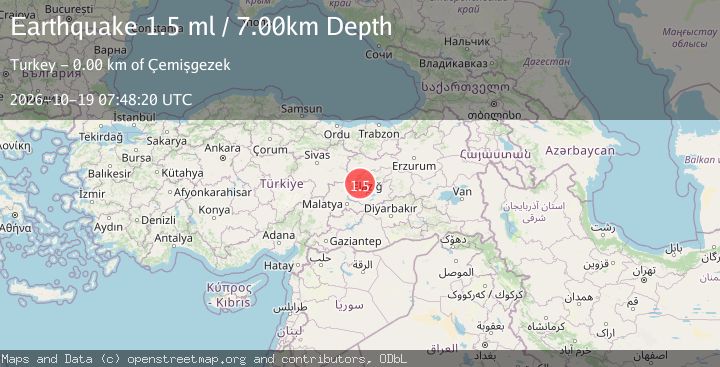Map of EASTERN TURKEY