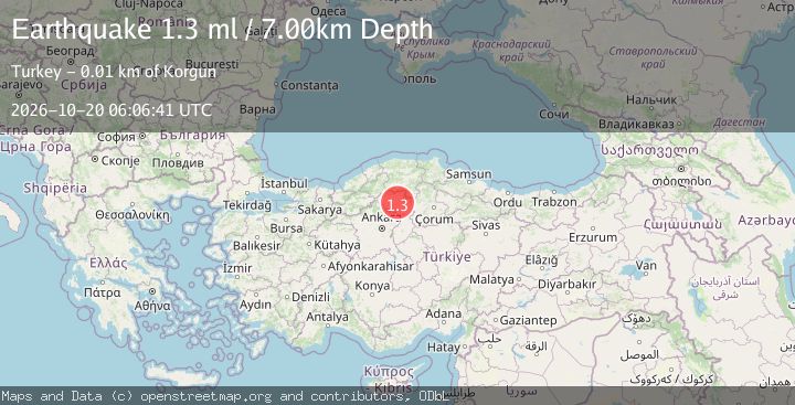 Map of CENTRAL TURKEY