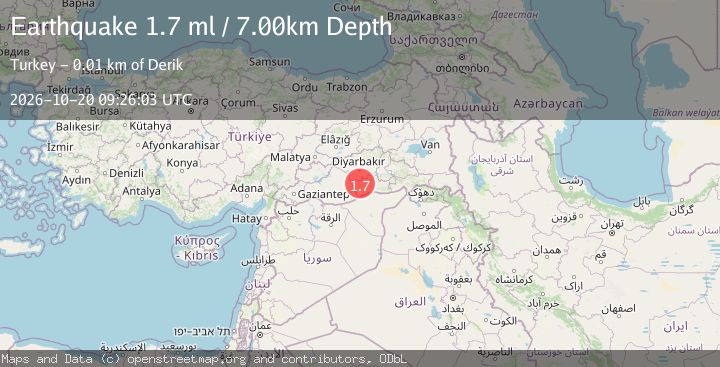 Map of EASTERN TURKEY