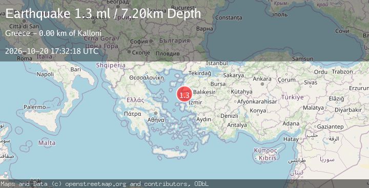 Map of NEAR THE COAST OF WESTERN TURKEY