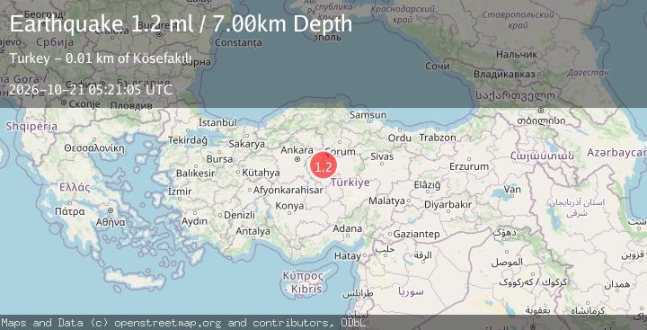 Map of CENTRAL TURKEY