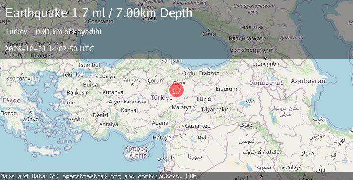 Map of CENTRAL TURKEY