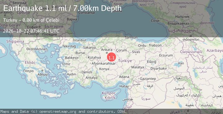 Map of CENTRAL TURKEY
