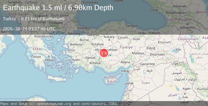Map of CENTRAL TURKEY