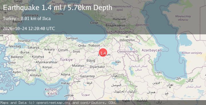 Map of EASTERN TURKEY