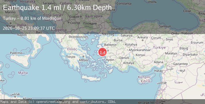 Map of NEAR THE COAST OF WESTERN TURKEY