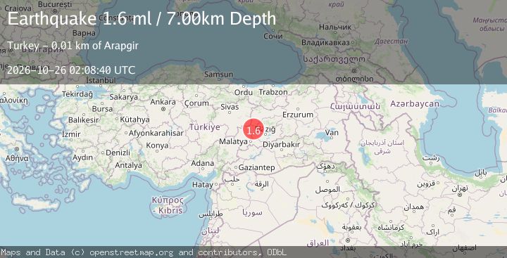 Map of EASTERN TURKEY