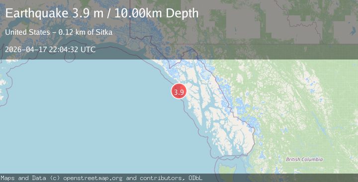 Map of SOUTHEASTERN ALASKA