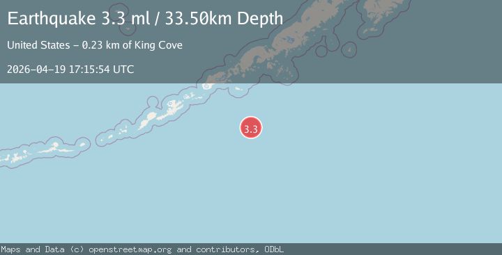 Map of SOUTH OF ALASKA