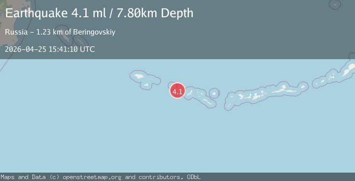 Map of RAT ISLANDS, ALEUTIAN ISLANDS