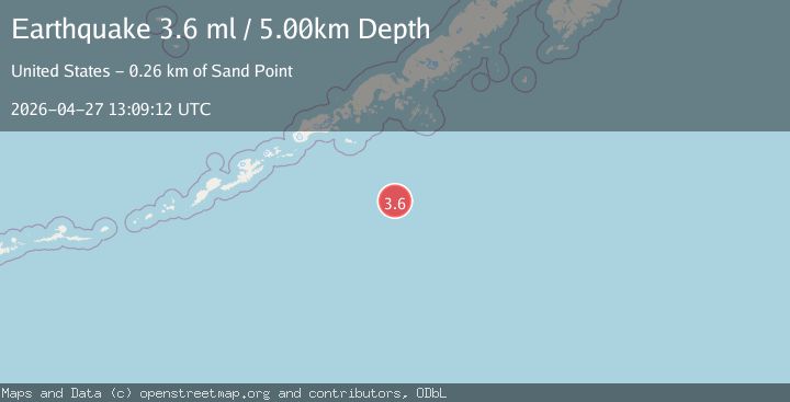 Map of SOUTH OF ALASKA