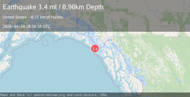 Map of SOUTHEASTERN ALASKA